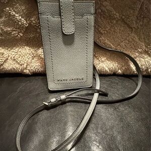 Marc Jacobs Light Gray Leather Crossbody